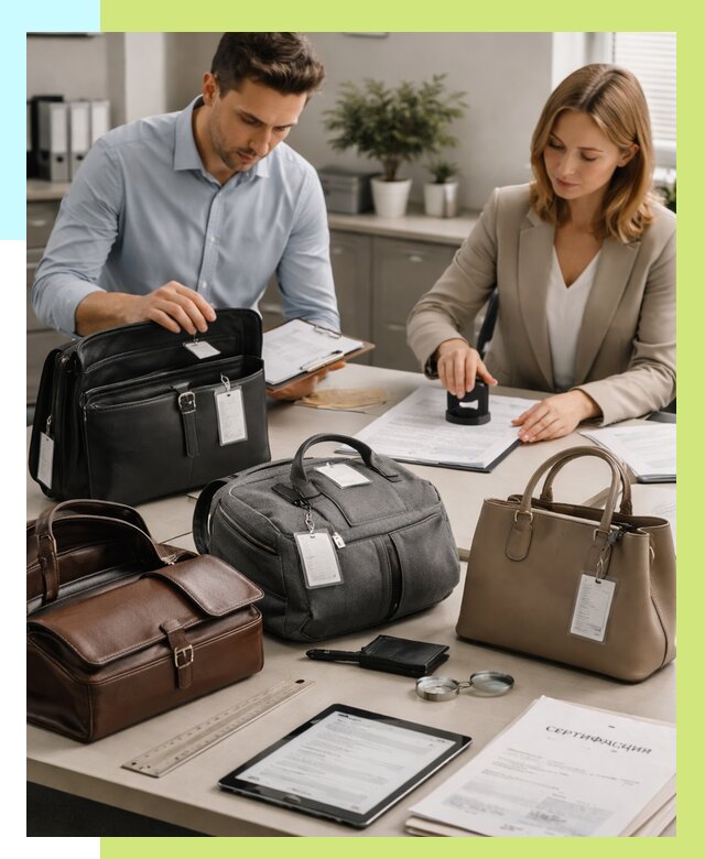 Сертификация сумок в Морозовске от 7700 руб. | Алешин-Мрз