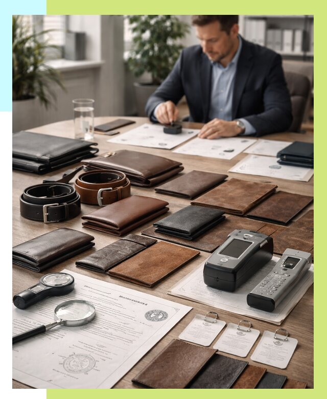 Сертификация кожаных изделий в Морозовске от 12319 р. | Алешин-Мрз