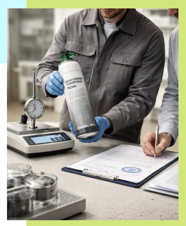 Сертификация монтажной пены в Морозовске от 15399 р. | Алешин-Мрз