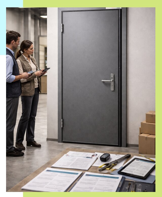 Сертификация противопожарных дверей в Морозовске от 9239 р. | Алешин-Мрз