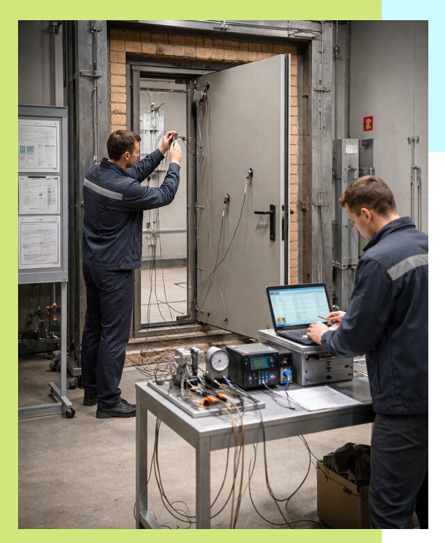 Сертификация противопожарных дверей в Морозовске по ГОСТ и ТР