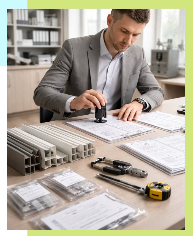 Сертификация ПВХ продукции в Морозовске от 8726 р., Алешин-Мрз