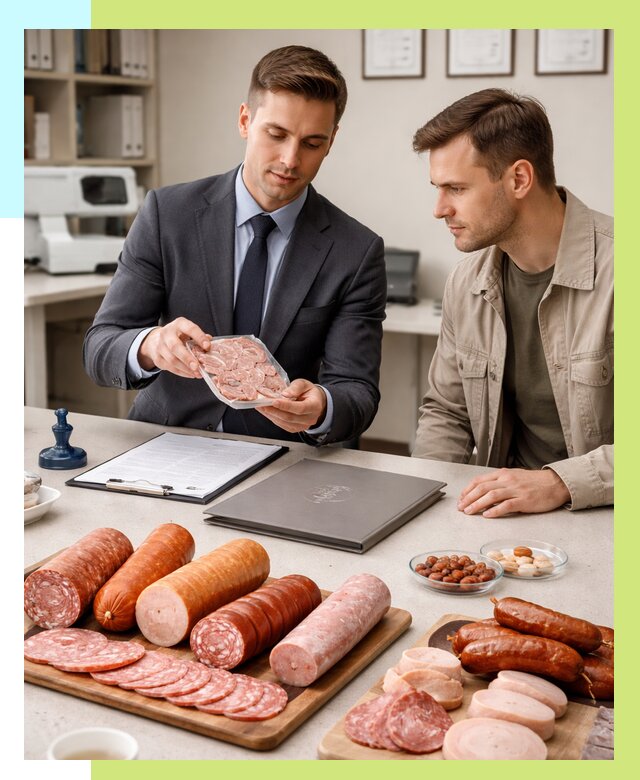 Сертификация колбасных изделий в Морозовске от 7700 р. | Алешин-Мрз