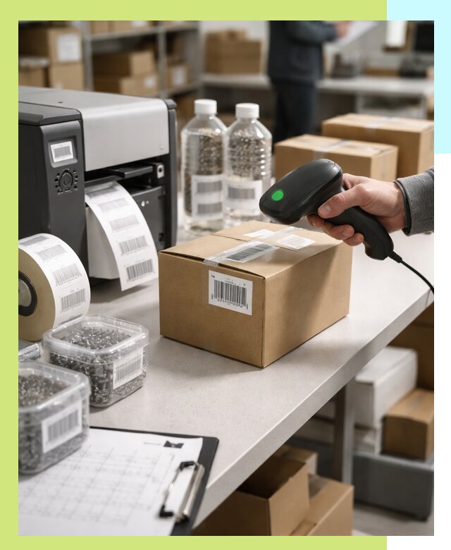 Штрихкодирование продукции и маркировка для продажи в Морозовске