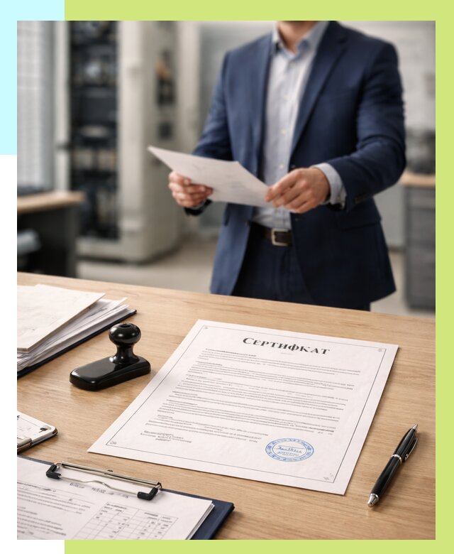 Сертификат на оборудование в Морозовске от 15399 р. | Алешин-Мрз