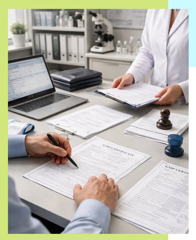 Оформление сертификата GMP в Морозовске для фармпроизводства