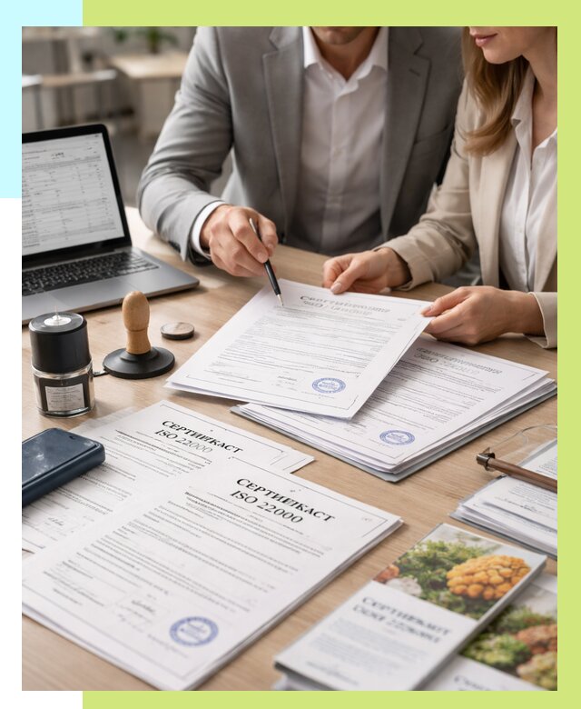 Сертификат ISO 22000 в Морозовске от 41064 р. под ключ | Алешин-Мрз