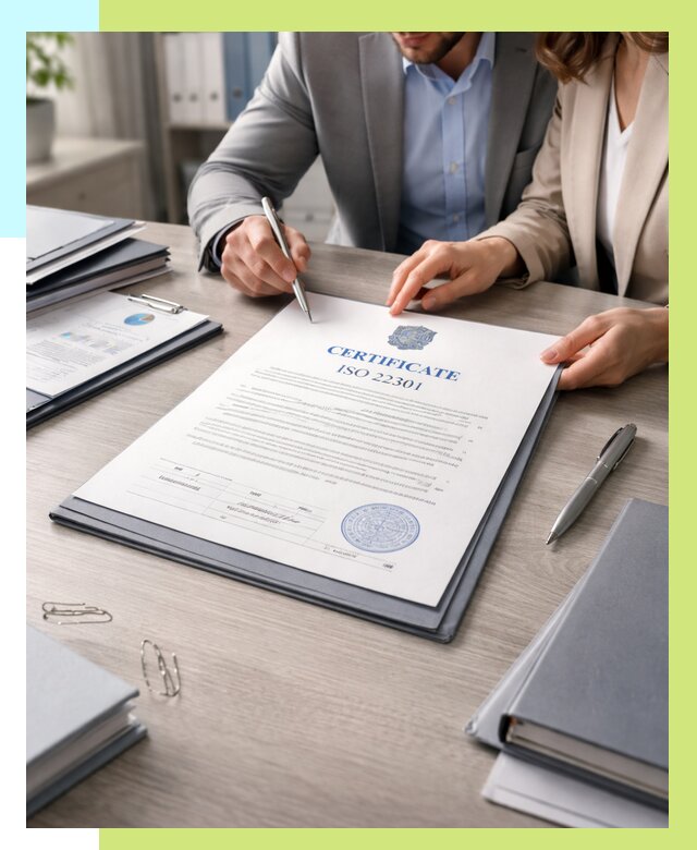 Сертификат ISO 22301 в Морозовске от 46197 р. | Алешин-Мрз срочно