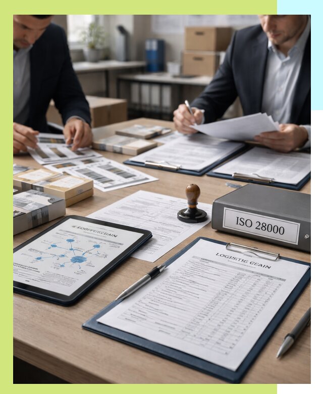 Получение сертификата ISO 28000 по безопасности цепи поставок в Морозовске