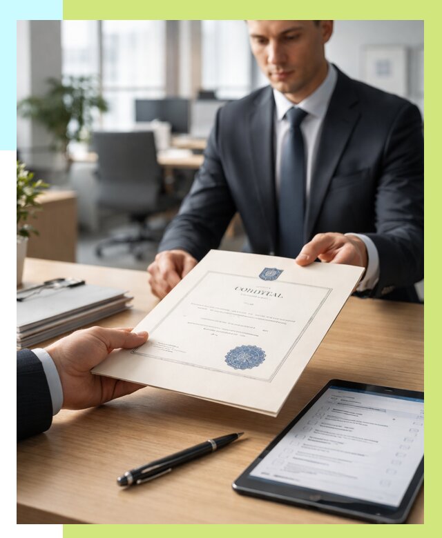 Сертификат ISO 30301 в Морозовске от 35931 р. | Алешин-Мрз - под ключ