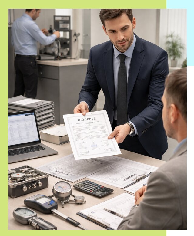Выдача сертификата ISO 10012 по требованиям метрологии в Морозовске