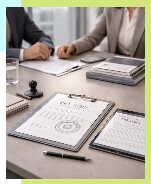 Сертификат ISO 37001 в Морозовске оформить от 123192 р. Алешин-Мрз