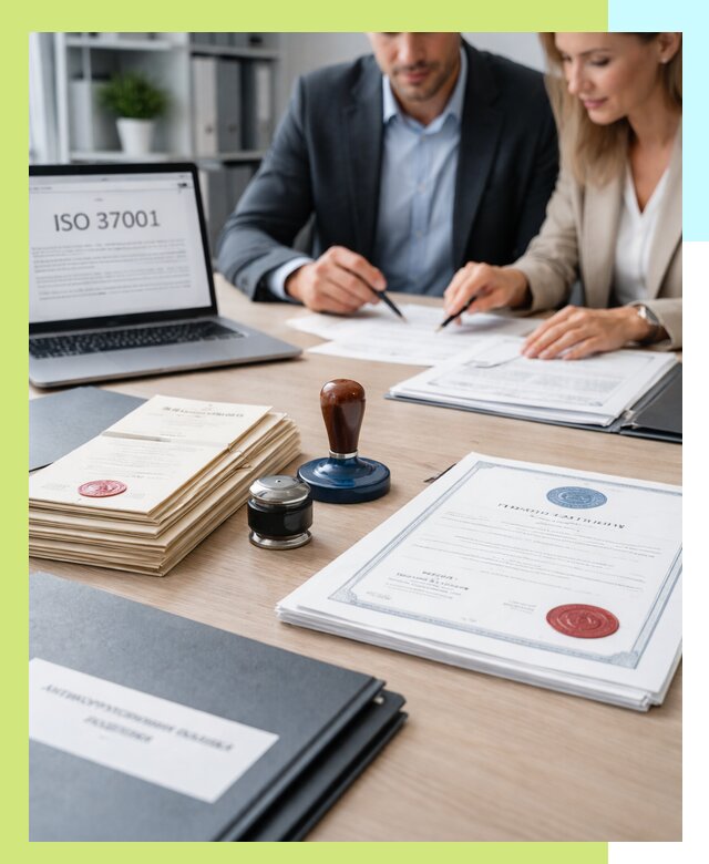 Получение сертификата ISO 37001 по системе борьбы с коррупцией в Морозовске